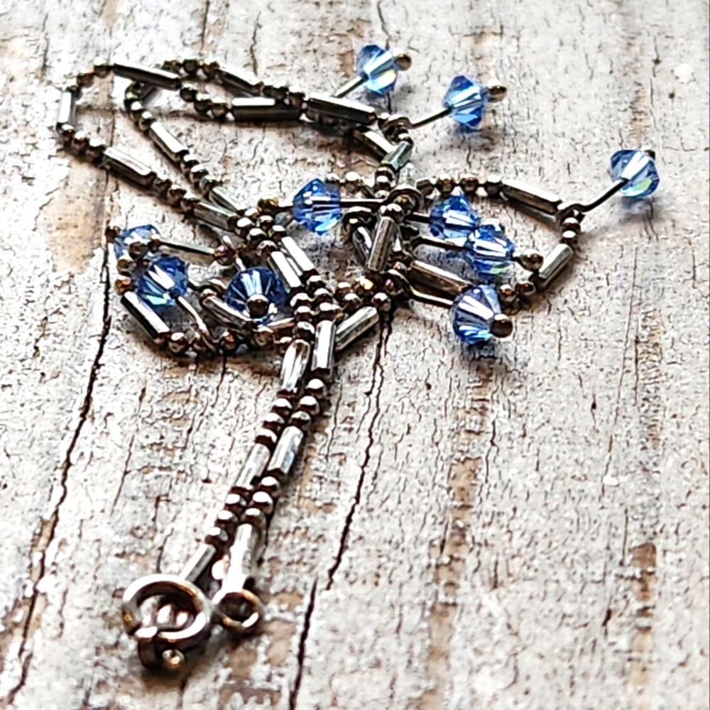 Sterling Silver Crystal Necklace